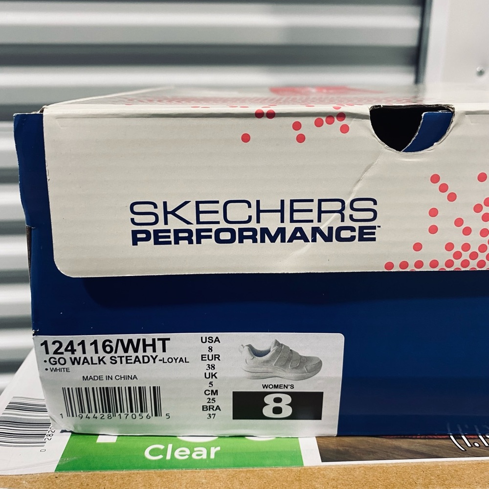 Women’s sketchers go walk Velcro closure shoes. NIB